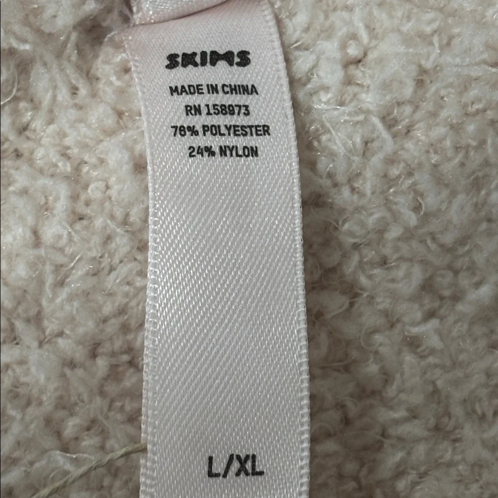 NWT SKIMS Cozy Knit Robe Soft Plush Wrap Cardigan Lounge — L/XL - Picture 9 of 9